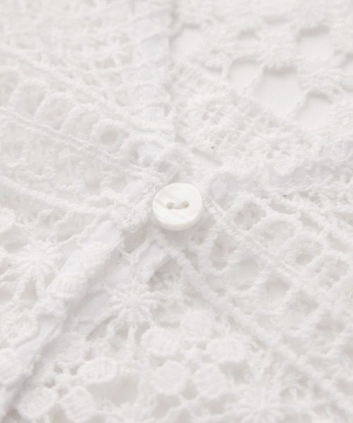 ROPE' PICNIC（ロペピクニック）の「フロントボタンレースジレベスト/リンクコーデ（ベスト・レディース・ホワイト/ブラック・FREE）」の17枚目の写真