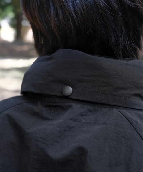 BROKEN BASE（ブロークンベース）の「マルチポケットナイロンブルゾン（ナイロンジャケット・メンズ・アイボリー/ブラック系/ネイビー・SMALL/MEDIUM/LARGE）」の8枚目の写真