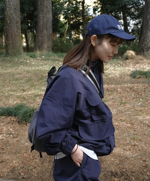 BROKEN BASE（ブロークンベース）の「マルチポケットナイロンブルゾン（ナイロンジャケット・メンズ・アイボリー/ブラック系/ネイビー・SMALL/MEDIUM/LARGE）」の14枚目の写真