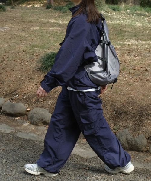 BROKEN BASE（ブロークンベース）の「マルチポケットナイロンブルゾン（ナイロンジャケット・メンズ・アイボリー/ブラック系/ネイビー・SMALL/MEDIUM/LARGE）」の15枚目の写真