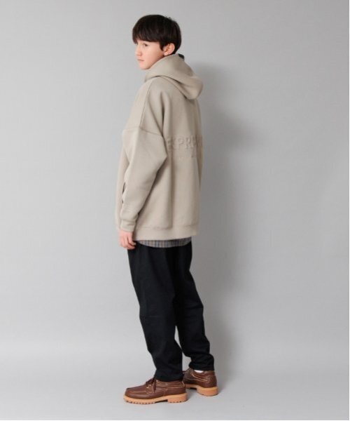 GLAZOS（グラソス）の「【大人向けサイズあり】綿ポリストレッチツイル・タックパンツ（その他パンツ・キッズ・ベージュ/ブラック/カーキ・LL/L/M/S）」の18枚目の写真