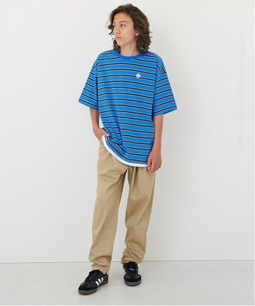 GLAZOS（グラソス）の「【大人向けサイズあり】綿ポリストレッチツイル・タックパンツ（その他パンツ・キッズ・ベージュ/ブラック/カーキ・LL/L/M/S）」の10枚目の写真