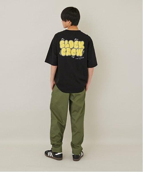 GLAZOS（グラソス）の「【大人向けサイズあり】綿ポリストレッチツイル・タックパンツ（その他パンツ・キッズ・ベージュ/ブラック/カーキ・LL/L/M/S）」の19枚目の写真