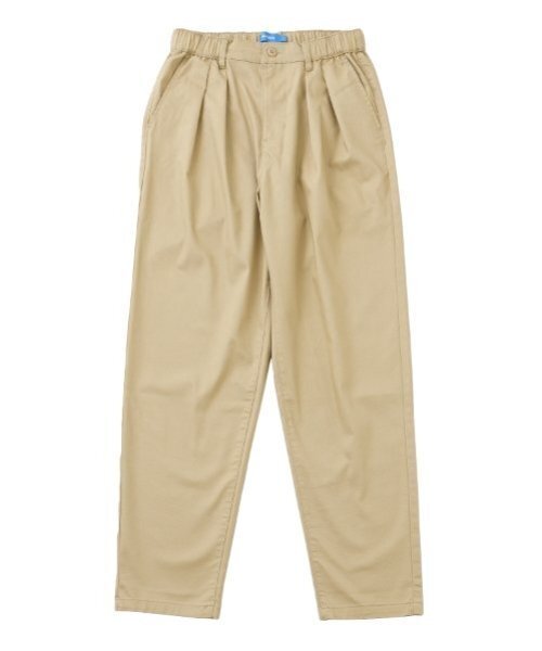 GLAZOS（グラソス）の「【大人向けサイズあり】綿ポリストレッチツイル・タックパンツ（その他パンツ・キッズ・ベージュ/ブラック/カーキ・LL/L/M/S）」の8枚目の写真