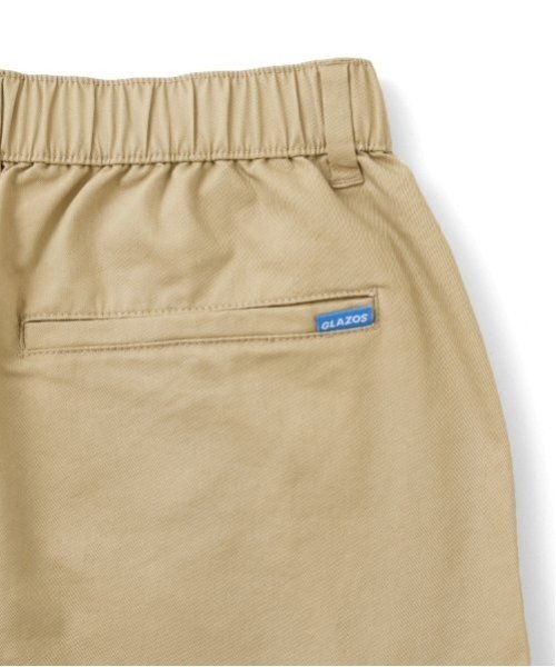 GLAZOS（グラソス）の「【大人向けサイズあり】綿ポリストレッチツイル・タックパンツ（その他パンツ・キッズ・ベージュ/ブラック/カーキ・LL/L/M/S）」の21枚目の写真