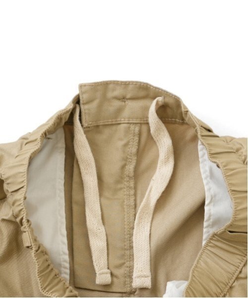 GLAZOS（グラソス）の「【大人向けサイズあり】綿ポリストレッチツイル・タックパンツ（その他パンツ・キッズ・ベージュ/ブラック/カーキ・LL/L/M/S）」の16枚目の写真