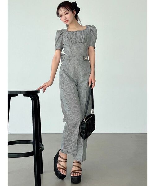 RESEXXY(リゼクシー)の「センタープレステーパードパンツ【セットアップ着用可能】(その他パンツ・レディース・アイボリー/ブラック/その他1・FREE)」の10枚目の写真