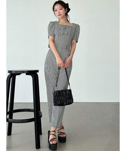 RESEXXY(リゼクシー)の「センタープレステーパードパンツ【セットアップ着用可能】(その他パンツ・レディース・アイボリー/ブラック/その他1・FREE)」の11枚目の写真