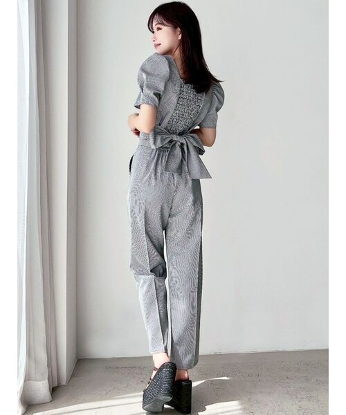 RESEXXY(リゼクシー)の「センタープレステーパードパンツ【セットアップ着用可能】(その他パンツ・レディース・アイボリー/ブラック/その他1・FREE)」の16枚目の写真