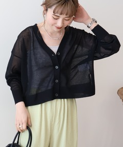 タイムセール❣️【DeuxiemeClasse】 VOILEVネック カーディガン セール】VOILE Vネック カーディガン（ニット/セーター