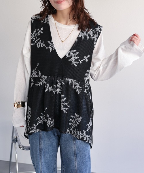 model：156cm 着用サイズ：FREE