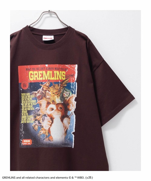 Mac-House(マックハウス)の「【GREMLINS/グレムリン】 ムービーポスターTシャツ(Tシャツ/カットソー・メンズ・ホワイト/ブラウン/チャコールグレー/ブラック・M/L/XL)」の4枚目の写真