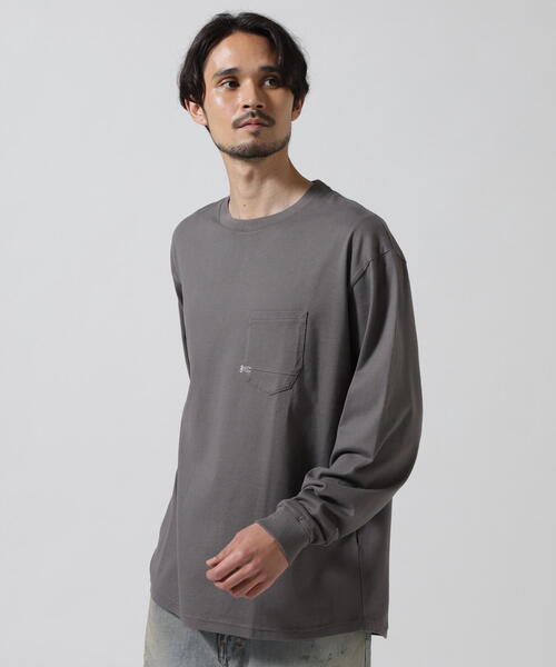 DENHAM/デンハム/7 POCKET LS TEE（Tシャツ/カットソー