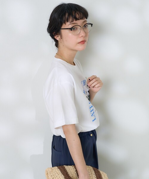 tシャツ Autumn Girls photo アーチロゴTシャツ/フォトTシャツ レディース FREAK'S STORE/Autumn Girls photo アーチロゴTシャツ｜Daytona