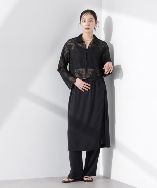 NANO universe(ナノユニバース)の「ストレッチポンチカップ付きブラトップキャミソール(キャミソール・レディース・ブラック/ホワイト・M/S)」の16枚目の写真