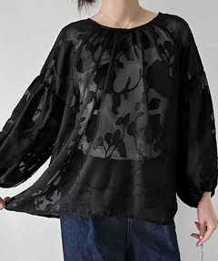 BOTANICAL SHEER LONG TEE（Tシャツ/カットソー）｜Ameri