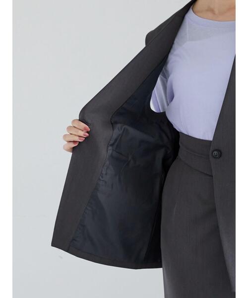 Te chichi（テチチ）の「【宮本茉由着用】シングルノーカラージレ（セットアップ可）（ベスト・レディース・ベージュ/ミント/グレー・F）」の19枚目の写真