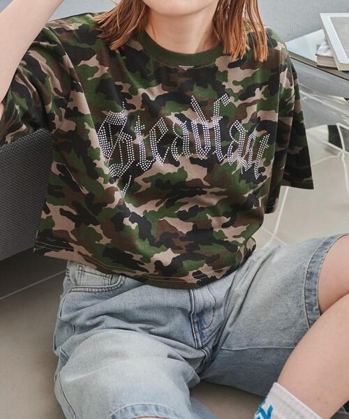 WEGO(ウィゴー)の「WEGO/ラインストーンショートT(Tシャツ/カットソー・レディース・ブラック/ホワイト/その他1・MEDIUM/SMALL)」の17枚目の写真