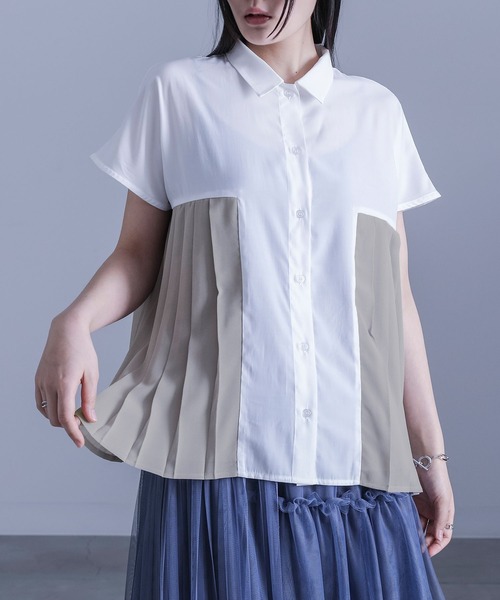 F/CE 異素材シャツ F/CE. （エフシーイー）の「F/CE. ASYMMETRIC FLORAL PRINT