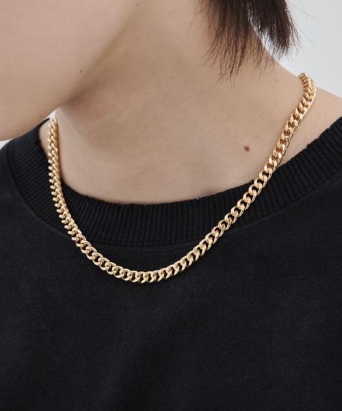 ボリュームデザインチェーンネックレス AZUL BY MOUSSY ボリュームチェーンネックレス SLV -靴