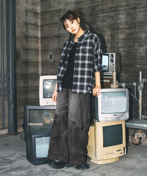 MSG（エムエスジー）の「ヴィンテージライクワンポイントタンクトップ【UNISEX】（タンクトップ・メンズ・ブラック/ホワイト/ブラック系/グレー系・S/M/L/XL）」の12枚目の写真