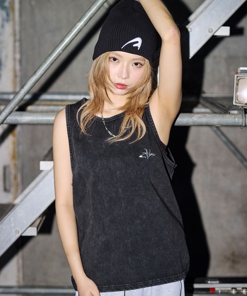 MSG（エムエスジー）の「ヴィンテージライクワンポイントタンクトップ【UNISEX】（タンクトップ・メンズ・ブラック/ホワイト/ブラック系/グレー系・S/M/L/XL）」の17枚目の写真