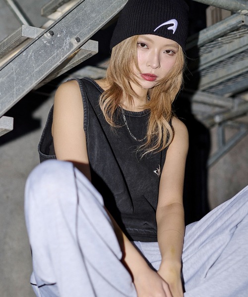 MSG（エムエスジー）の「ヴィンテージライクワンポイントタンクトップ【UNISEX】（タンクトップ・メンズ・ブラック/ホワイト/ブラック系/グレー系・S/M/L/XL）」の16枚目の写真