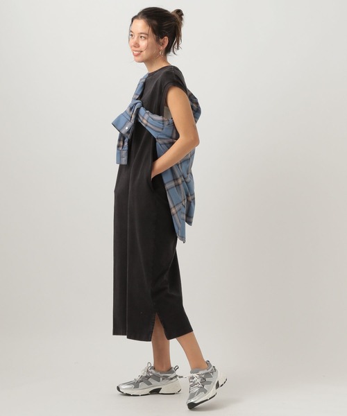 Champion（チャンピオン）の「【Champion(チャンピオン)】別注ノースリーブワンピース（ワンピース・レディース・ネイビー/グレー/ブラック・FREE）」の2枚目の写真