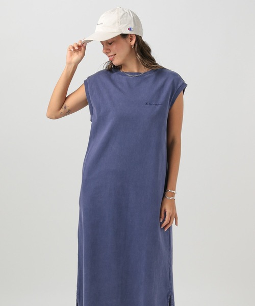 Champion（チャンピオン）の「【Champion(チャンピオン)】別注ノースリーブワンピース（ワンピース・レディース・ネイビー/グレー/ブラック・FREE）」の18枚目の写真