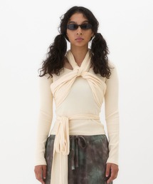 TWIST FRONT SWEATER