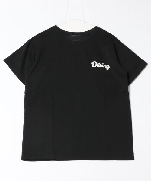 GORGE(ゴージ)の「サガラロゴTシャツ(Tシャツ/カットソー・レディース・オフホワイト/ブラック・F)」の2枚目の写真