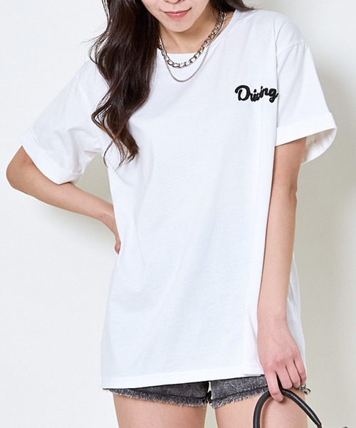 GORGE(ゴージ)の「サガラロゴTシャツ(Tシャツ/カットソー・レディース・オフホワイト/ブラック・F)」の3枚目の写真