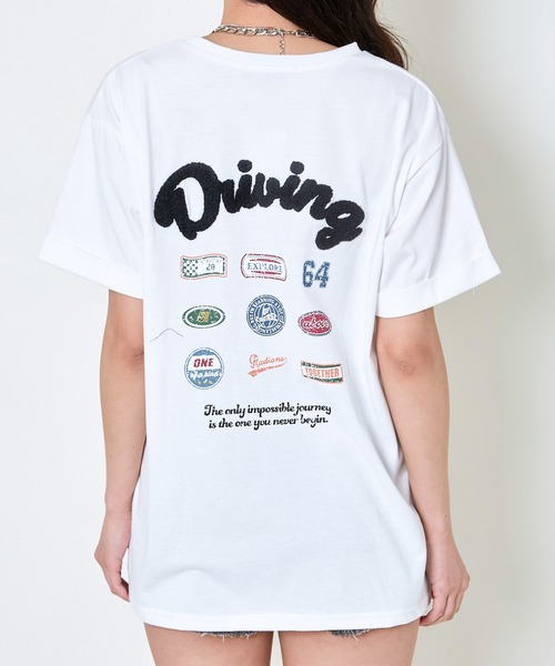 GORGE(ゴージ)の「サガラロゴTシャツ(Tシャツ/カットソー・レディース・オフホワイト/ブラック・F)」の6枚目の写真