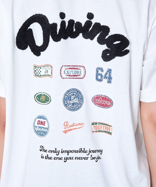 GORGE(ゴージ)の「サガラロゴTシャツ(Tシャツ/カットソー・レディース・オフホワイト/ブラック・F)」の7枚目の写真