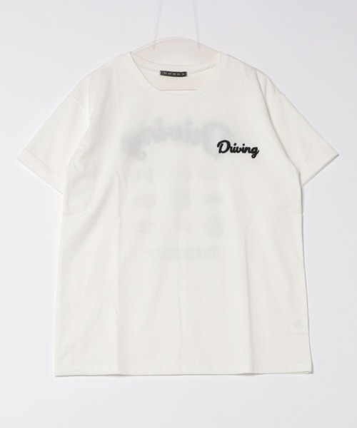 GORGE(ゴージ)の「サガラロゴTシャツ(Tシャツ/カットソー・レディース・オフホワイト/ブラック・F)」の10枚目の写真