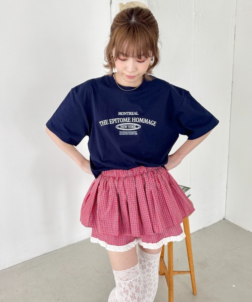 レイヤードチェックショートパンツ レイヤードチェックショートパンツ – Darich (ダーリッチ)