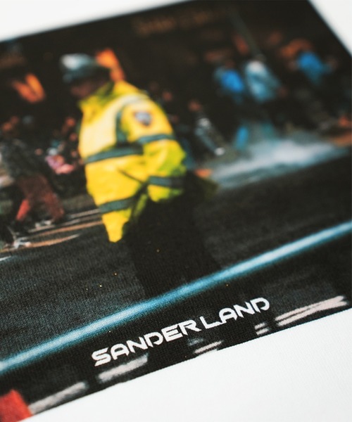 BASIS(ベイシス)の「SANDER LAND 8.2ozオーガニックコットン Yellow Police 半袖Tシャツ(Tシャツ/カットソー・メンズ・ホワイト/ブラック・LARGE/X-LARGE/MEDIUM)」の10枚目の写真