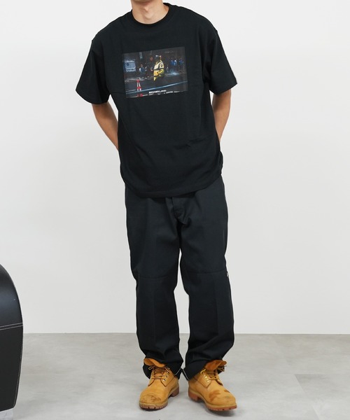 BASIS(ベイシス)の「SANDER LAND 8.2ozオーガニックコットン Yellow Police 半袖Tシャツ(Tシャツ/カットソー・メンズ・ホワイト/ブラック・LARGE/X-LARGE/MEDIUM)」の14枚目の写真