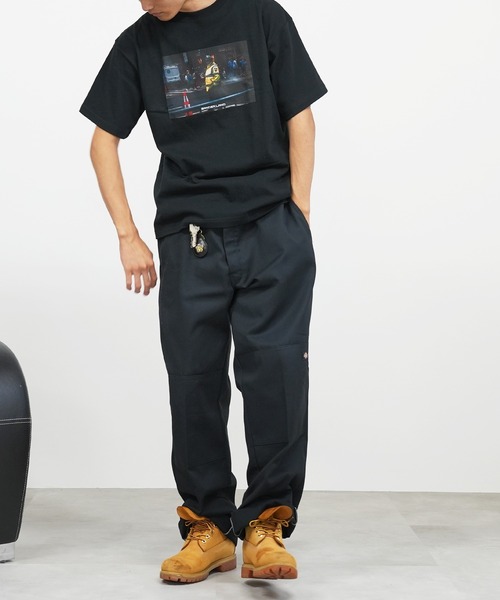 BASIS(ベイシス)の「SANDER LAND 8.2ozオーガニックコットン Yellow Police 半袖Tシャツ(Tシャツ/カットソー・メンズ・ホワイト/ブラック・LARGE/X-LARGE/MEDIUM)」の16枚目の写真