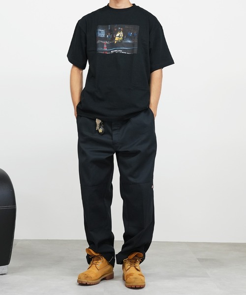 BASIS(ベイシス)の「SANDER LAND 8.2ozオーガニックコットン Yellow Police 半袖Tシャツ(Tシャツ/カットソー・メンズ・ホワイト/ブラック・LARGE/X-LARGE/MEDIUM)」の18枚目の写真