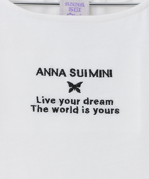 ANNA SUI mini（アナスイ・ミニ）の「チェックシャツ＋半袖Tシャツ（Tシャツ/カットソー・キッズ・ラベンダー/サックスブルー・130cm/140cm/120cm/150cm/160cm）」の15枚目の写真