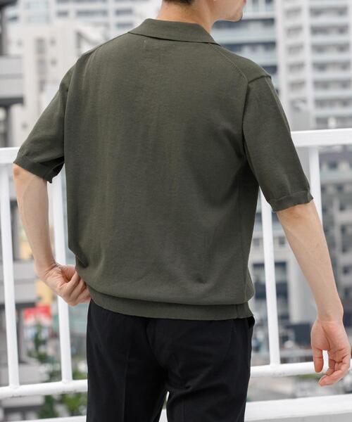 セール】『UR TECH ひやサラクール』AIRDRY半袖ニットポロ（ポロシャツ