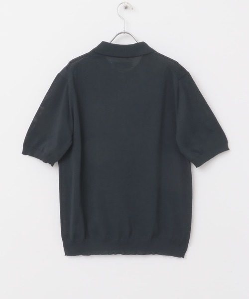 ★美品★ アーバンリサーチ ニット 半袖 ポロシャツ Lサイズ セール】 『WEB限定』変形カノコ半袖ニットポロ （ポロシャツ