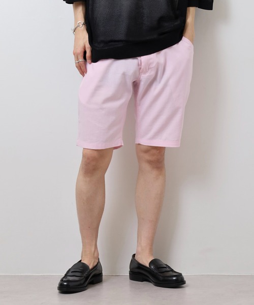 Relation（リレーション）の「リネンショートパンツ（その他パンツ・メンズ・ピンク/サックスブルー/カーキ/ホワイト/ベージュ/ブラック/グレー・M/XL/XXL/S/L）」の7枚目の写真