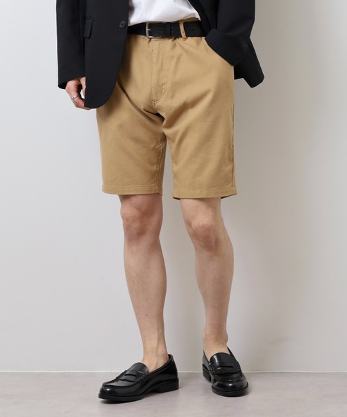 Relation（リレーション）の「リネンショートパンツ（その他パンツ・メンズ・ピンク/サックスブルー/カーキ/ホワイト/ベージュ/ブラック/グレー・M/XL/XXL/S/L）」の8枚目の写真