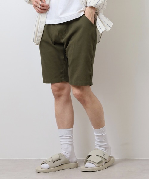 Relation（リレーション）の「リネンショートパンツ（その他パンツ・メンズ・ピンク/サックスブルー/カーキ/ホワイト/ベージュ/ブラック/グレー・M/XL/XXL/S/L）」の11枚目の写真