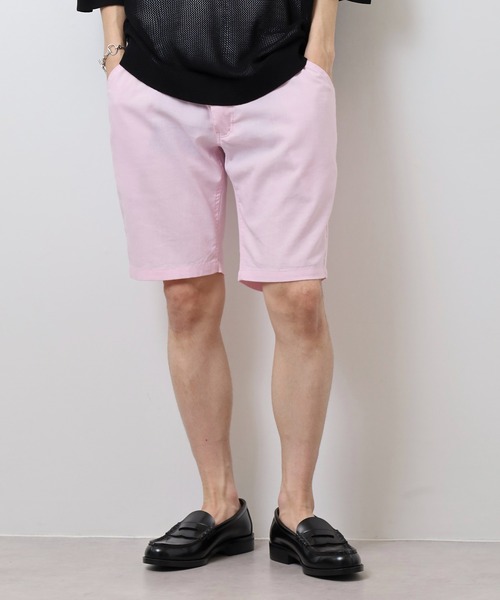 Relation（リレーション）の「リネンショートパンツ（その他パンツ・メンズ・ピンク/サックスブルー/カーキ/ホワイト/ベージュ/ブラック/グレー・M/XL/XXL/S/L）」の18枚目の写真