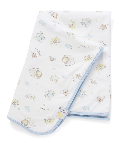 SLAP SLIP BABY（スラップスリップベビー）の「【お揃い/接触冷感】アニマルフルーツプリント柄ひんやり2wayおくるみベビー（おくるみ・キッズ・ブルー系その他/イエロー系その他・FREE）」の5枚目の写真