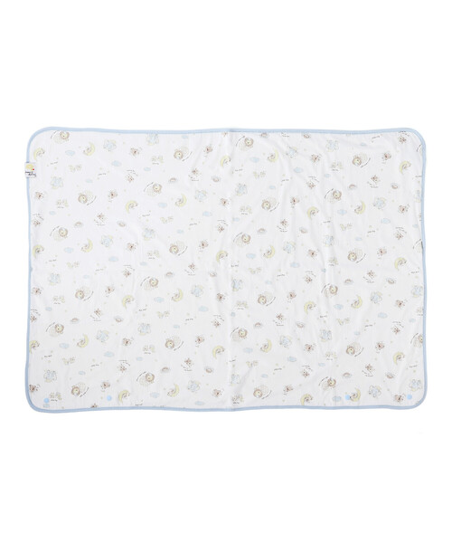 SLAP SLIP BABY（スラップスリップベビー）の「【お揃い/接触冷感】アニマルフルーツプリント柄ひんやり2wayおくるみベビー（おくるみ・キッズ・ブルー系その他/イエロー系その他・FREE）」の6枚目の写真