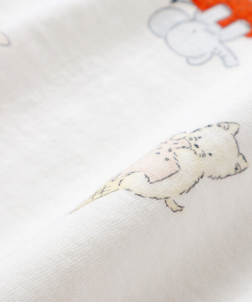 SLAP SLIP BABY（スラップスリップベビー）の「【お揃い/接触冷感】アニマルフルーツプリント柄ひんやり2wayおくるみベビー（おくるみ・キッズ・ブルー系その他/イエロー系その他・FREE）」の15枚目の写真